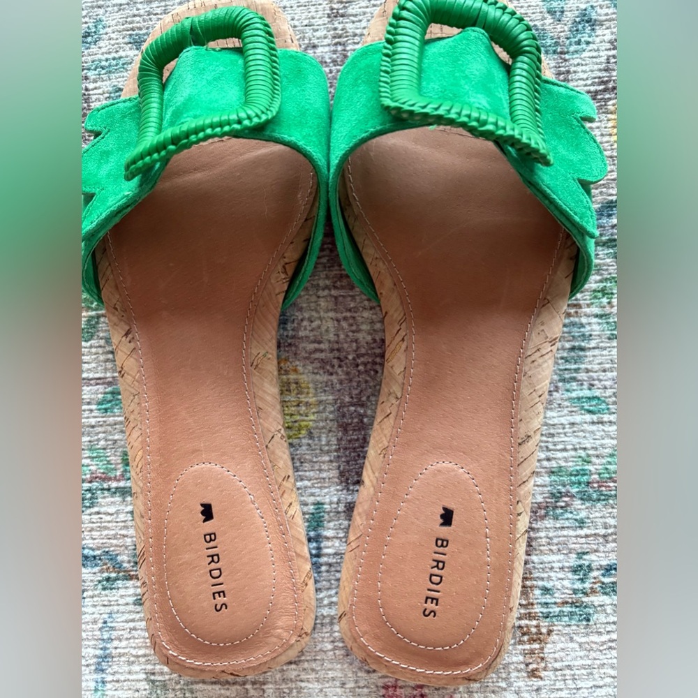 Birdies The Kiwi in Kelly Green Suede, Limited, NWOT - Picture 5 of 13